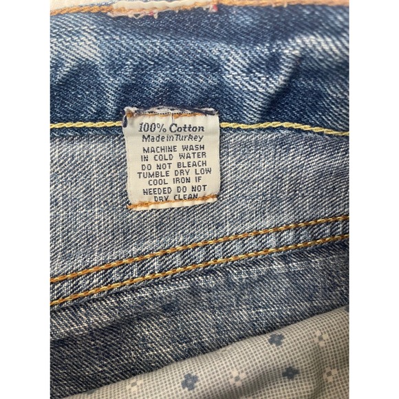 Ezra Fitch Cropped Straight Leg Jeans Vintage Wash Size 28 - Picture 9 of 11